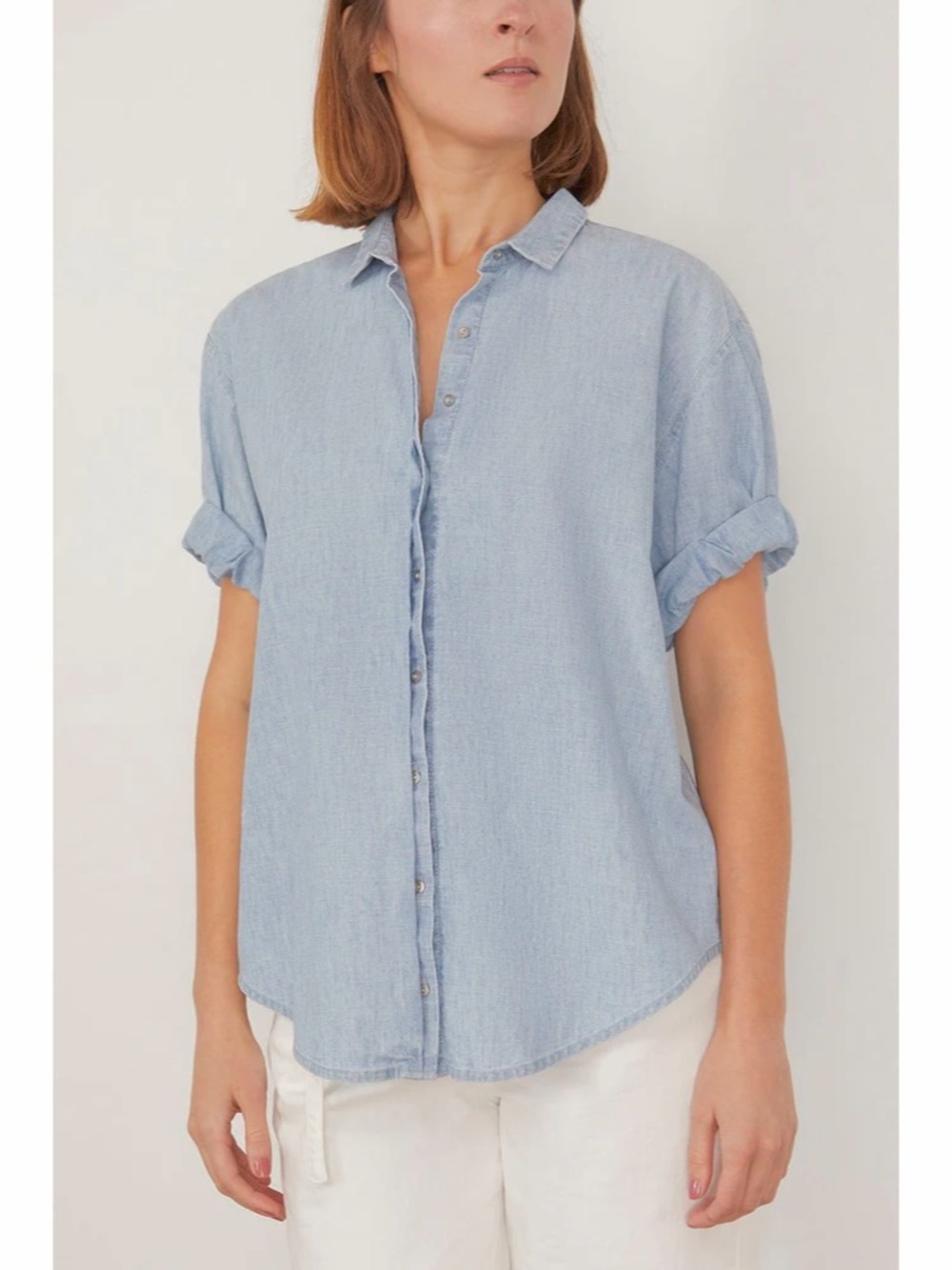 Xirena Channing Chambray Button Up XS